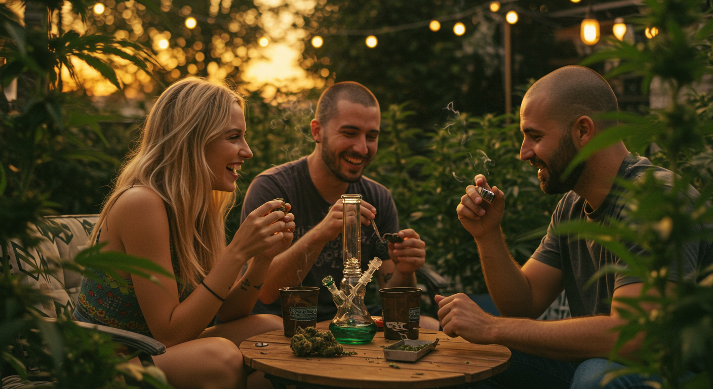 Cannabis background